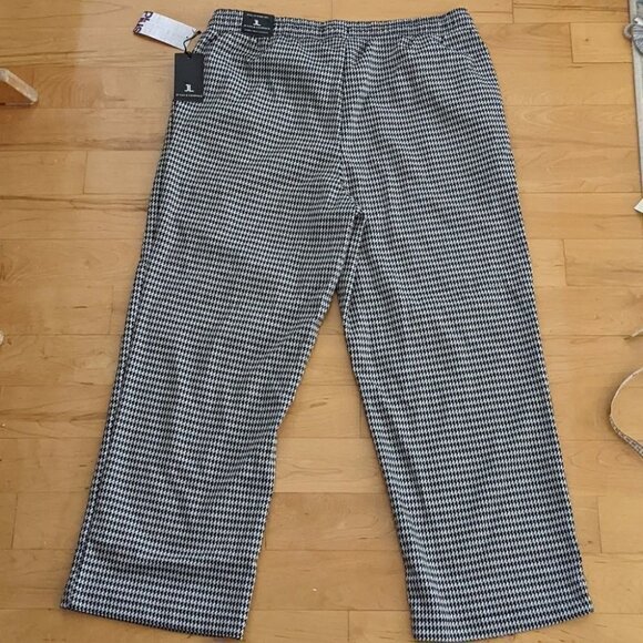New JULES & LEOPOLD Houndstooth pants 1X @B4 - Picture 2 of 10